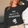 Graduation Pregnancy Announcement Shirt For Expectant Women Unisex Long Sleeve T-Shirt
