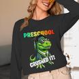 Graduation Preschool DinosaurRex Crushed It Boys Grad Unisex Long Sleeve T-Shirt