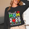 Graduation Proud Mom Of 2025 Kindergarten Graduate Unisex Long Sleeve T-Shirt