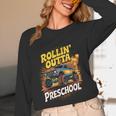 Graduation Rollin' Outta Preschool Monster Truck Boys Pre-K Unisex Long Sleeve T-Shirt