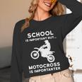 Graduation Shirt For Dirtbike Motocross Riders Unisex Long Sleeve T-Shirt