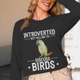 Green Cheek Conure Introvert Parrot Bird Conure Unisex Long Sleeve T-Shirt Green Cheek Conure Introvert Parrot Bird Conure Unisex Long Sleeve T-Shirt