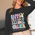 Groovy In My Last Day Of School Era Second Grade Graduation Unisex Long Sleeve T-Shirt