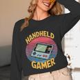 Handheld Gamer Retro Portable Console Nostalgia Unisex Long Sleeve T-Shirt