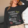 Hello Middle School Graduation Elementary School T-Shirt Unisex Long Sleeve T-Shirt