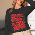 High School Graduation Tshirt Game Over Senior Class Of 2018 Unisex Long Sleeve T-Shirt