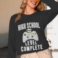 High School Graduation Shirt Gamer Graduation Unisex Long Sleeve T-Shirt
