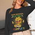 High School Level Complete Gamer Graduation Dinosaur 2021 Unisex Long Sleeve T-Shirt