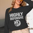 Highly Defensive Armadillo Shield Introvert Boundaries Unisex Long Sleeve T-Shirt
