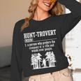 Huntrovert Introvert Hunting Unisex Long Sleeve T-Shirt Huntrovert Introvert Hunting Unisex Long Sleeve T-Shirt