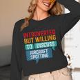 Introvert Aircraft Spotting Lovers Men & Women Unisex Long Sleeve T-Shirt