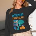 Introvert Book Lover Introvert Survival Kit Unisex Long Sleeve T-Shirt Introvert Book Lover Introvert Survival Kit Unisex Long Sleeve T-Shirt