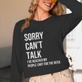 Introvert Can't Talk Reached People Limit For The Week Unisex Long Sleeve T-Shirt