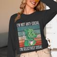 Introvert Selectively Social Anti-Social Shy Unisex Long Sleeve T-Shirt Introvert Selectively Social Anti-Social Shy Unisex Long Sleeve T-Shirt