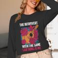 Introvert Singers Singing Sad Song Classical Music Lovers Unisex Long Sleeve T-Shirt