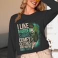 Introverted Murder Shows True Crime Lovers Introvert Unisex Long Sleeve T-Shirt