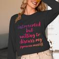 Introverted Willing To Discuss Pyrenean Mastiff Introvert Unisex Long Sleeve T-Shirt Introverted Willing To Discuss Pyrenean Mastiff Introvert Unisex Long Sleeve T-Shirt