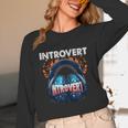 Introvert's Best Friend Noise-Canceling Headphones Unisex Long Sleeve T-Shirt