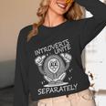 Introverts Unite Anti-Social Shy Person Joke Unisex Long Sleeve T-Shirt