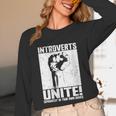 Introverts Unite Separately In Your Own Homes Introvert Unisex Long Sleeve T-Shirt