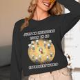 Just An Introvert Living In An Extrovert World Stickmen Unisex Long Sleeve T-Shirt