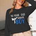 Karate Boy 10 Year Old Kids Shirt Graduation Unisex Long Sleeve T-Shirt