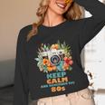 Keep Calm And Remember The 80s Retro Vintage Nostalgia Unisex Long Sleeve T-Shirt