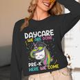 Kids Daycare Graduation Unicorn Last Day Of School Kids Unisex Long Sleeve T-Shirt