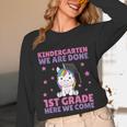 Kids Kindergarten Graduate Unicorn Graduation Unisex Long Sleeve T-Shirt