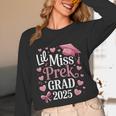 Kids Little Miss Pre-K Grad 2025 Preschool Girls Prek Graduation Unisex Long Sleeve T-Shirt