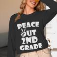 Kids Peace Out 2ND Grade For Graduation Unisex Long Sleeve T-Shirt