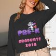 Kids Kids Pre-K PreSchool Unicorn GraduationShirt Unisex Long Sleeve T-Shirt