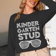 Kindergarten Stud Shirt Girl Boy Back To School Graduation Unisex Long Sleeve T-Shirt