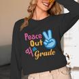 Last Day Of School Peace Out Grade 4 Graduation Kids Unisex Long Sleeve T-Shirt