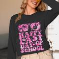 Last Day Of School Teacher Students School Graduation Groovy Unisex Long Sleeve T-Shirt