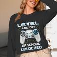 Last Days Of School Graduation Kindergarten Gamer Boys Kids Unisex Long Sleeve T-Shirt