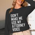 Lawyer Law School Graduation Attorney Men Women Unisex Long Sleeve T-Shirt