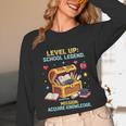 Level Up School Legend Video Game Pixel Art Graduation Unisex Long Sleeve T-Shirt