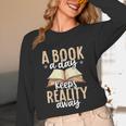 Librarian A Book A Day For Book Lover Reading Library Unisex Long Sleeve T-Shirt
