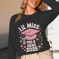 Little Miss Pre-K Grad 2025 Preschool Graduation Girls Kids Unisex Long Sleeve T-Shirt