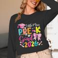 Little Miss Pre-K Grad 2026 Preschool Graduation Kids Girls Unisex Long Sleeve T-Shirt