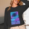 Lofi Reverie Analog Dreams Pixel 90s Desktop VHS Nostalgia Unisex Long Sleeve T-Shirt