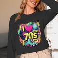 I Love The 70s Retro Cassette Roller Vinyl Nostalgia Vibes Unisex Long Sleeve T-Shirt