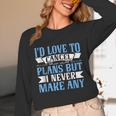 I Would Love To Cancel Plans But i Never Make Any Introvert Unisex Long Sleeve T-Shirt I Would Love To Cancel Plans But i Never Make Any Introvert Unisex Long Sleeve T-Shirt