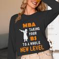 Masters Degree Graduation Shirt For MBA Grad Student Unisex Long Sleeve T-Shirt