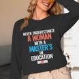 Masters In Education Degree Graduation Women MeD Unisex Long Sleeve T-Shirt