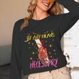 By Any Means Necessary Graduation HBCU Educated Girl Unisex Long Sleeve T-Shirt