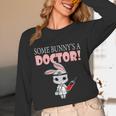 Med School Graduation Bunny Medical New Doctor Unisex Long Sleeve T-Shirt