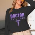 Medical Student Shirt Doctor Graduation Tshirt MD DO Degree Unisex Long Sleeve T-Shirt