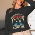 Middle School Level Complete Gamer Class Of 2024 Graduation Unisex Long Sleeve T-Shirt